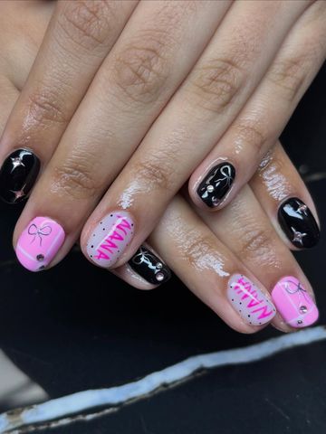 Nana nails!: Character & Anime and Seasonal nails by Evil With Elegance, Miami